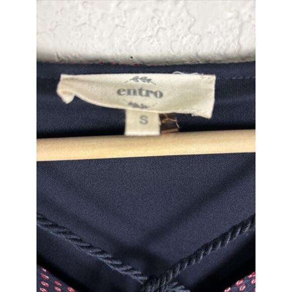 Entro Women’s Dress Size Small Blue Lace Boho Festival Feather Western Fashion‎ - Picture 6 of 9